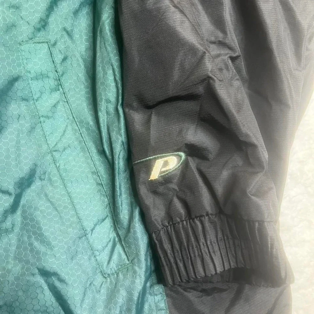 Vintage Green‎ Bay packers men's green pro player jacket nylon nfl embroidered